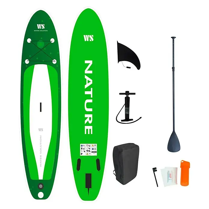 SUP-daska Nature - D x Š x V: 320 x 81 x 15 cm, Nosiva sila: 140 kg, Napuhljivo - Pogled sprijeda