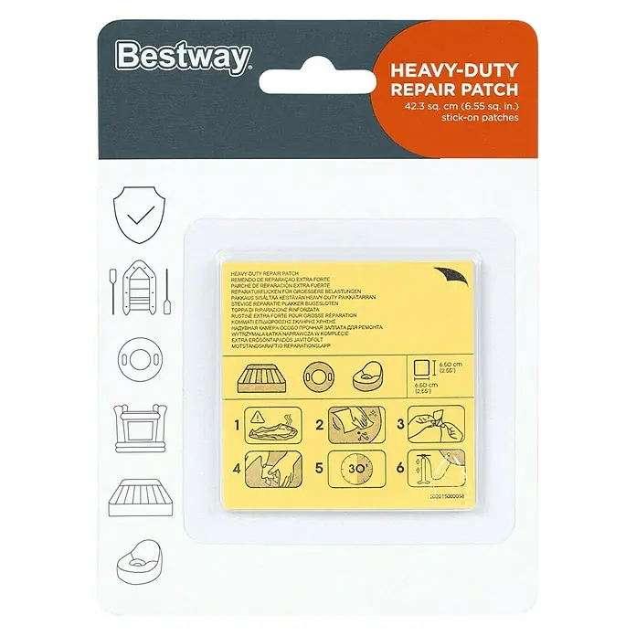 Bestway Folija za popravak bazena - 10 kom - Pogled sprijeda