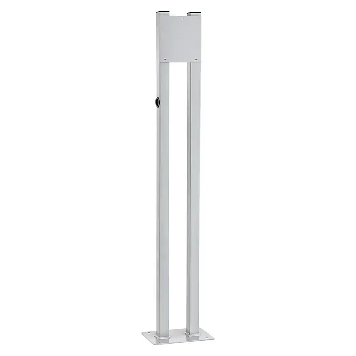 AEG Standfuß - Aluminium, Passend für: AEG Wallbox WB 11/22, WB 11/22 FI, WB 11/22 Pro - Diagonale Ansicht