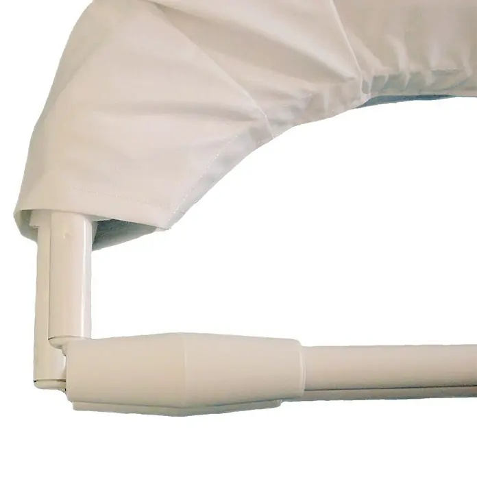 Elemento de unión para toldo - Para diámetro de tubo: 20 mm, Blanco, 1 ud. - Primer plano