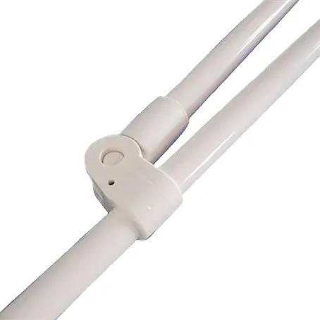 Abrazadera con bisagra para toldo