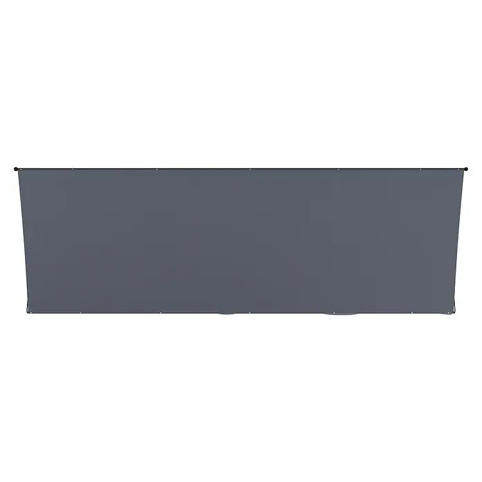 Klemmmarkise Style Anthrazit - Dunkelgrau, Breite: 4 m, Ausfall: 1,5 m - Draufsicht