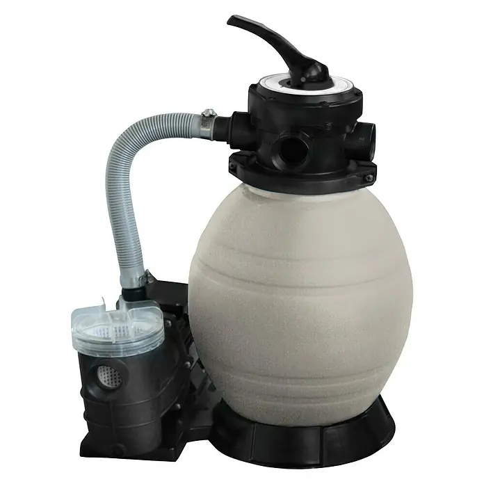 Filtro de arena Monobloc 300 - Potencia de filtración: 6 m³/h, Específico para: Limpieza de piscinas - Vista angular
