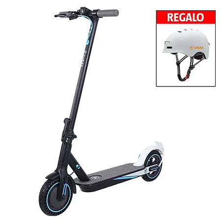 Uirax  Patinete eléctrico Premium + casco blanco