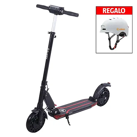 Uirax  Patinete eléctrico Basic + casco blanco
