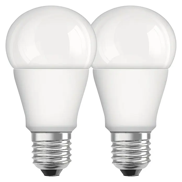 Voltolux LED-Leuchtmittel - E27, 8,5 W, 806 lm, Warmweiß, 2 Stk. - Vorderansicht