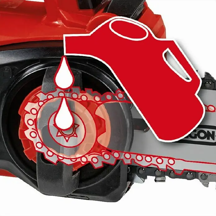 Einhell Akumulatorska lančana pila Fortexx 18/20 TH-solo - 18 V, Litij-ionska, Dužina mača: 20 cm - Detaljan prikaz