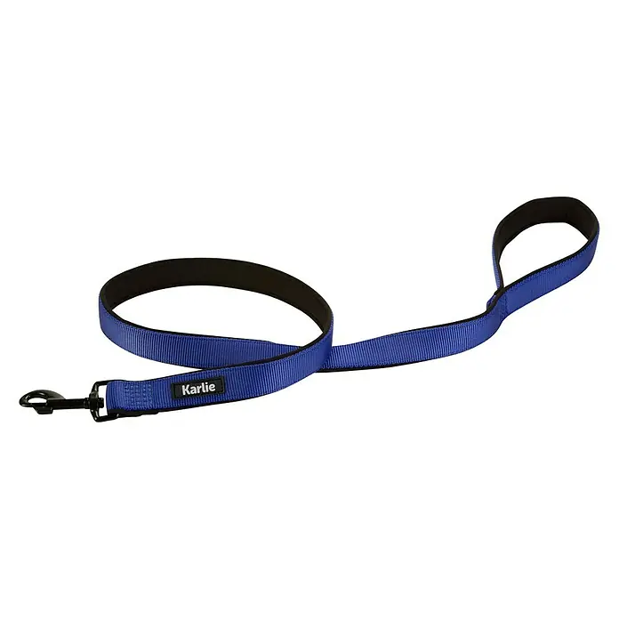 Karlie Correa para perros Art Sportiv Premium - L x An: 120 x 2,5 cm, Cuerda, Azul - Vista angular