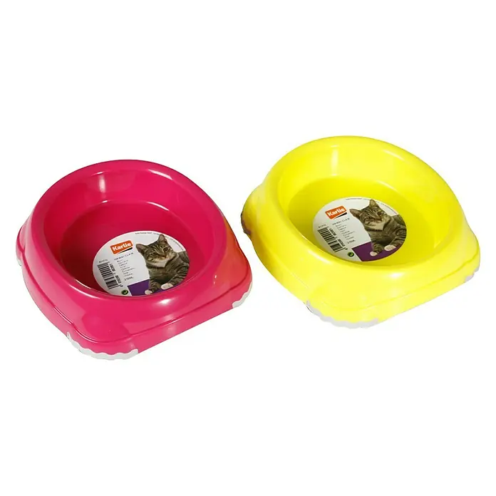 Karlie Tazón para mascotas Hawai Claw - Plástico, Apto para: Gatos, 210 ml - Vista angular