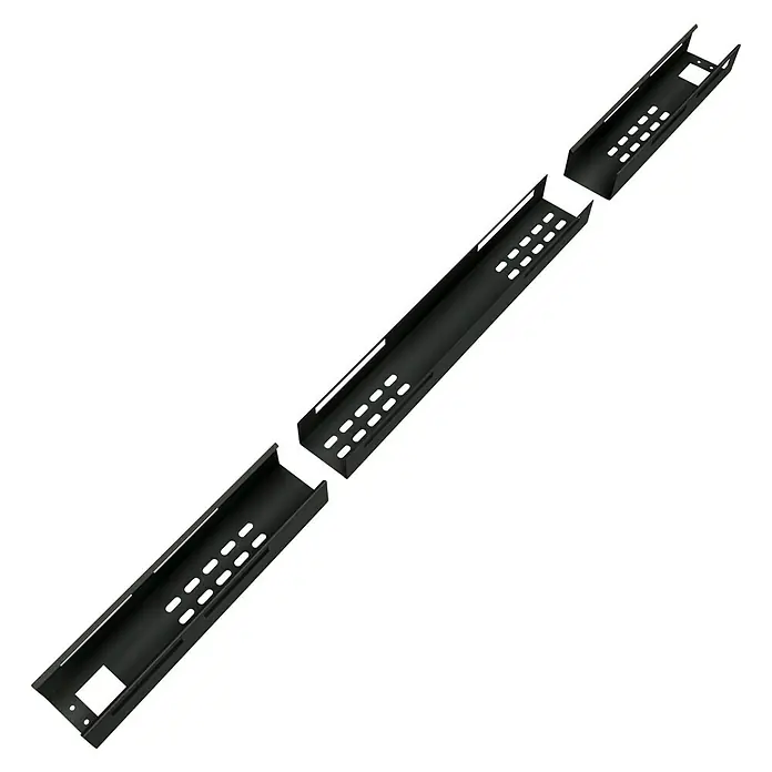 Kabelkanal BOXIT Varioplex - Schwarz - Diagonale Ansicht
