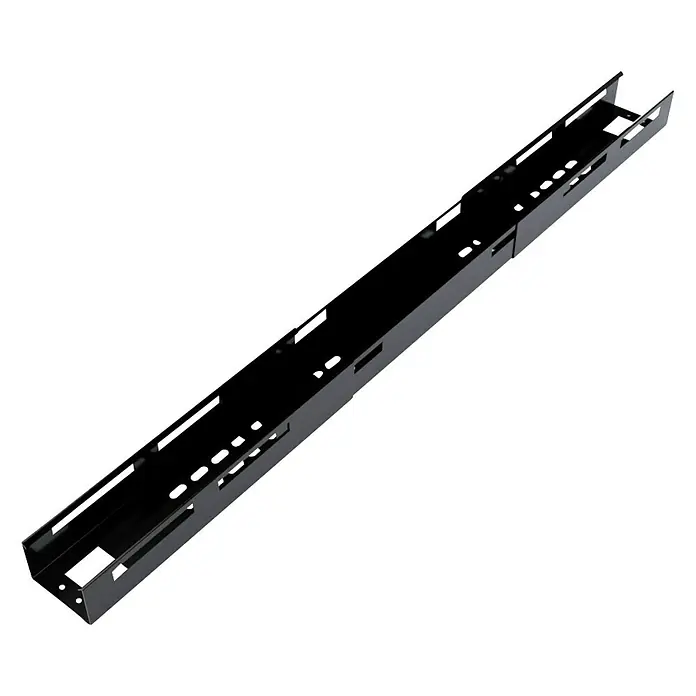 Kabelkanal BOXIT Varioplex - Schwarz - Diagonale Ansicht