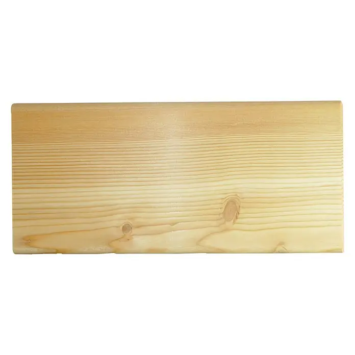 Glattkantbrett - L x B x S: 300 x 14,5 x 2,1 cm, Lärche, Gehobelt - Draufsicht