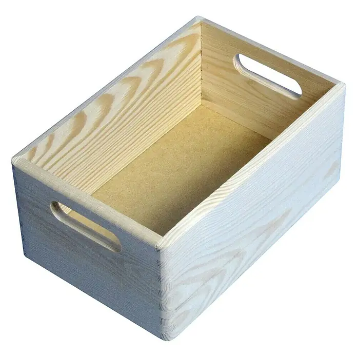 Zeller Caja apilable - L x An x Al: 30 x 20 x 15 cm, S, Conífera - Vista angular