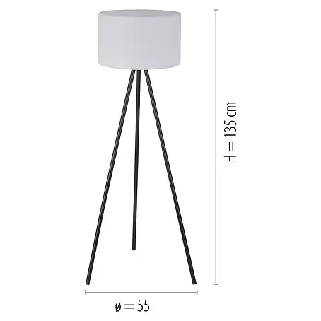 LeuchtenDirekt Holly Staande ledlamp