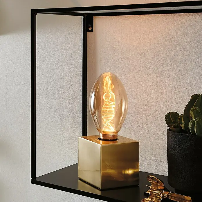 Paulmann Inner Glow LED-Leuchtmittel Helix - E27, 3,5 W, 180 lm, Kerzenform, Gold - Bildausschnitt