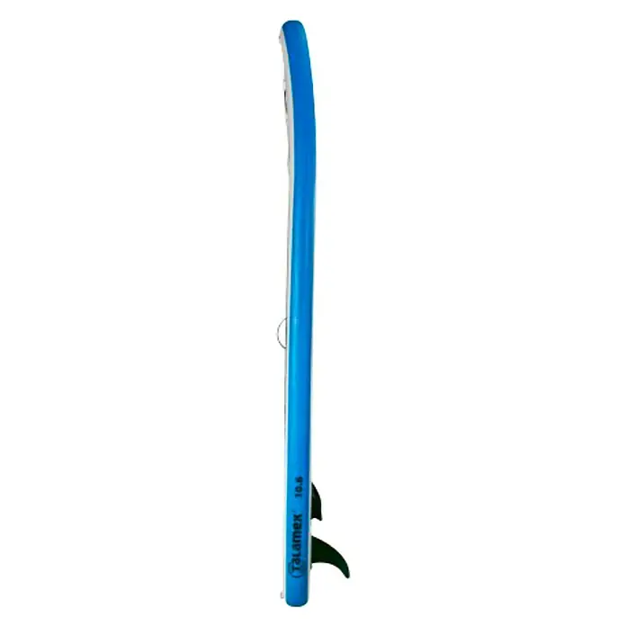 Talamex SUP-Board-Set 10.6 - L x B x H: 320 x 81 x 15 cm, Nutzlast: 100 kg, Aufblasbar, Blau/Weiß - Rechte Seitenansicht