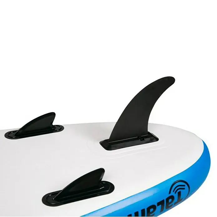 Talamex SUP-Board-Set 10.6 - L x B x H: 320 x 81 x 15 cm, Nutzlast: 100 kg, Aufblasbar, Blau/Weiß - Detailaufnahme