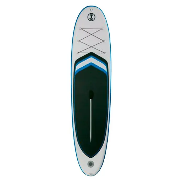 Talamex SUP-Board-Set 10.6 - L x B x H: 320 x 81 x 15 cm, Nutzlast: 100 kg, Aufblasbar, Blau/Weiß - Vorderansicht