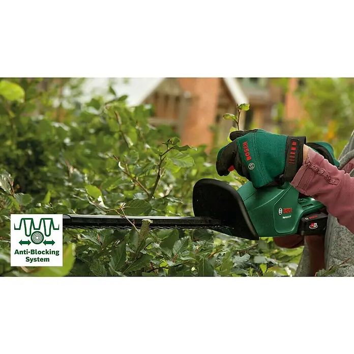 Bosch 18 V Power for All Akku-Heckenschere EasyHedgeCut 18-45 - 18 V, Li-Ionen, Ohne Akku, Schnittlänge: 40 cm - Anwendungsbeispiel