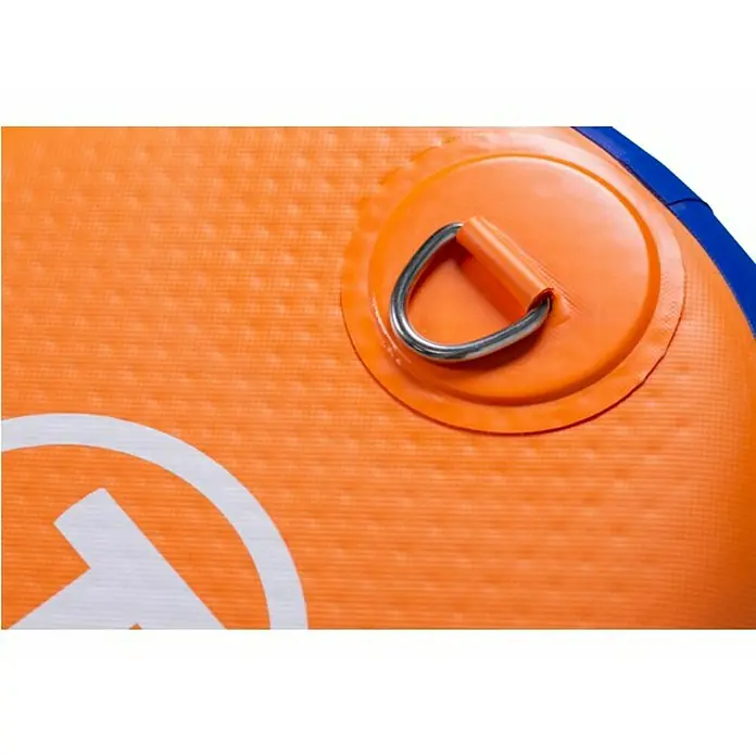 Talamex SUP-Board-Set 7.6 Wave - L x B x H: 232 x 60 x 10 cm, Nutzlast: 60 kg, Aufblasbar, Orange/Blau - Detailaufnahme
