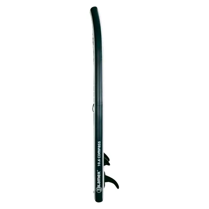 Talamex SUP-Board-Set 10.6 Compass - L x B x H: 320 x 81 x 15 mm, Nutzlast: 100 kg, Aufblasbar, Blau/Weiß - Rechte Seitenansicht