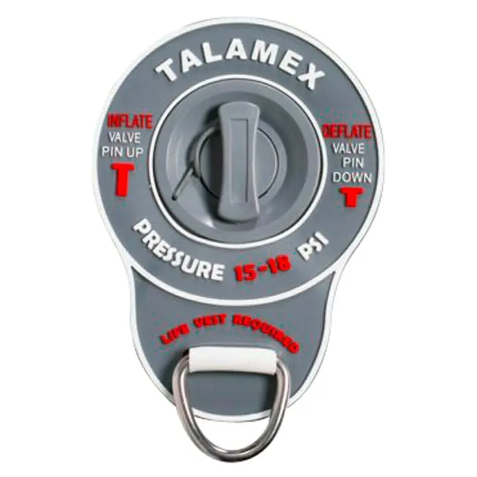 Talamex SUP-Board-Set 10.6 Compass - L x B x H: 320 x 81 x 15 mm, Nutzlast: 100 kg, Aufblasbar, Blau/Weiß - Vorderansicht