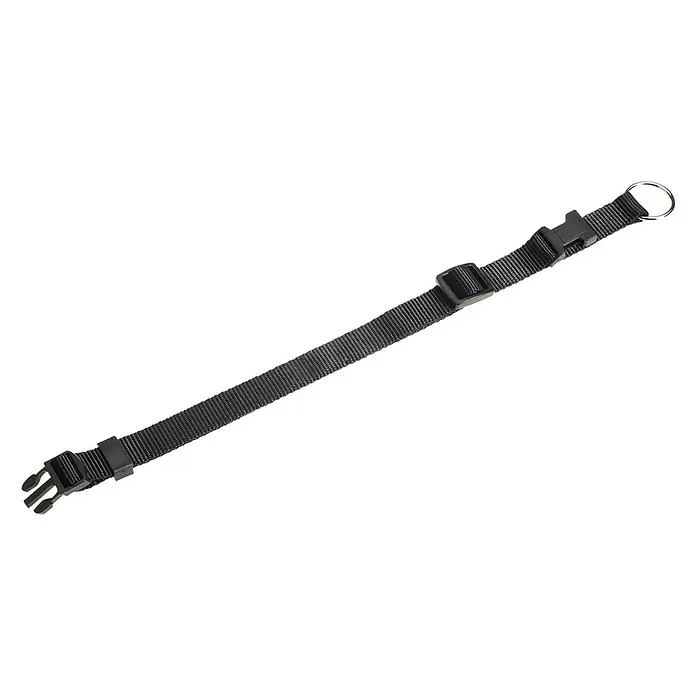 Karlie Collar para perros Art Sportiv Basic - Longitud: 20 - 35 cm, Nylon, Negro - Vista angular