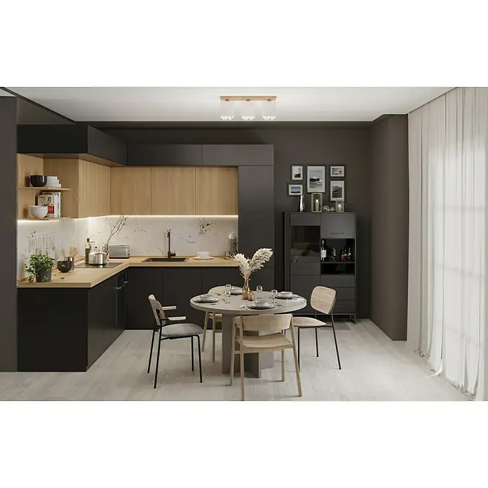 Spotlight Deckenleuchte Inger - 60 W, L x B x H: 55 x 13,5 x 23,5 cm, E27, 3 Stk. - Stimmungsaufnahme