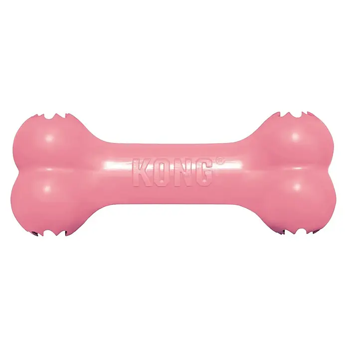Kong Juguete para perros Puppy Goodie Bone - 7,62 x 7,62 x 7,62 cm, Caucho - Vista frontal