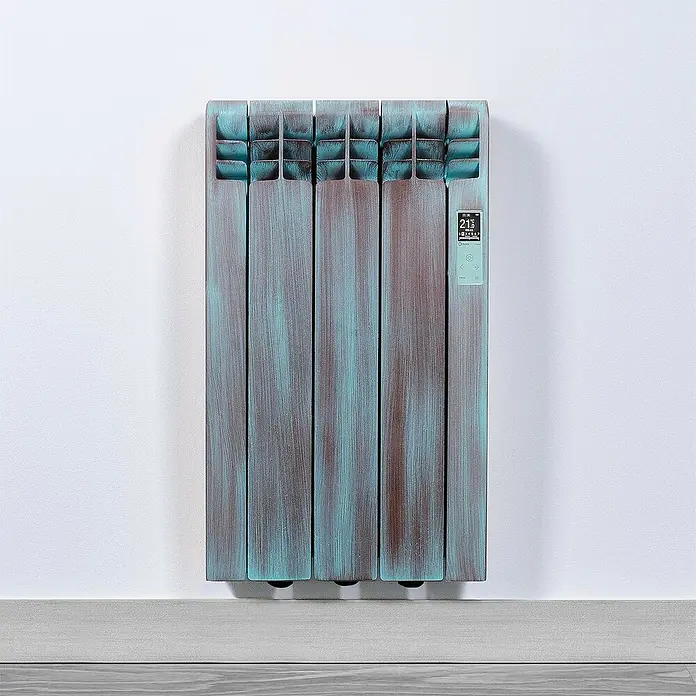 Rointe Emisor térmico Amazon - 330 W, Óxido verde, 9,7 x 35 x 58,5 cm - Foto ambiente