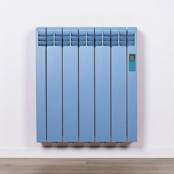Rointe Emisor térmico RAL - 550 W, Azul pastel, 9,7 x 51 x 58,5 cm - Foto ambiente