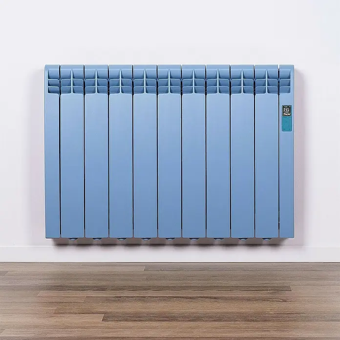 Rointe Emisor térmico RAL - 990 W, Azul pastel, 9,7 x 83,5 x 58,5 cm - Foto ambiente