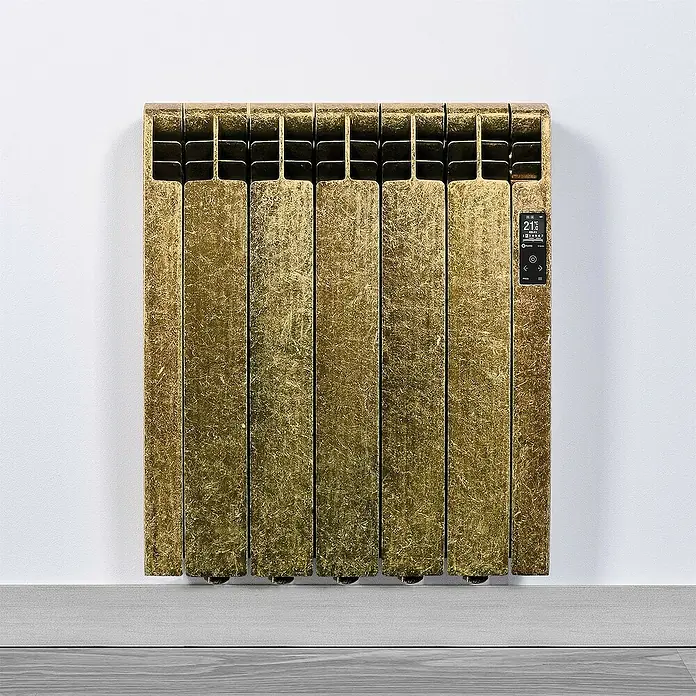 Rointe Emisor térmico Damascus - 550 W, Oro viejo, 9,7 x 51 x 58,5 cm - Foto ambiente