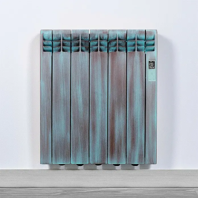 Rointe Emisor térmico Amazon - 550 W, Óxido verde, 9,7 x 51 x 58,5 cm - Foto ambiente