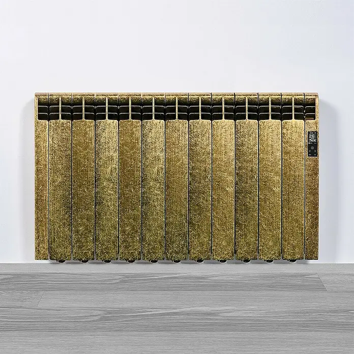 Rointe Emisor térmico Damascus - 1.210 W, Oro viejo, 9,7 x 99,2 x 58,5 cm - Foto ambiente