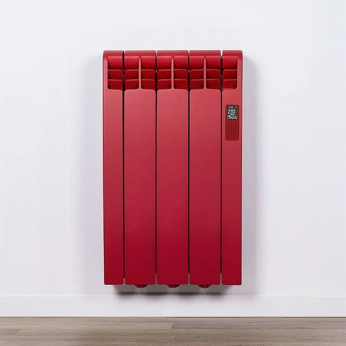 Rointe Emisor térmico RAL - 330 W, Rojo flama, 9,7 x 35 x 58,5 cm - Foto ambiente