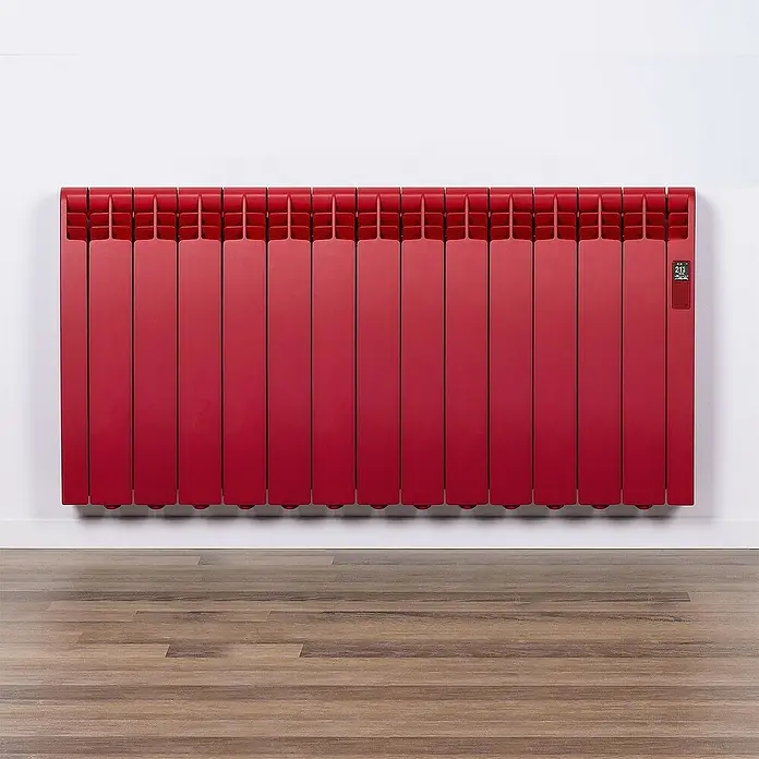 Rointe Emisor térmico RAL - 1.430 W, Rojo flama, 9,7 x 116 x 58,5 cm - Foto ambiente