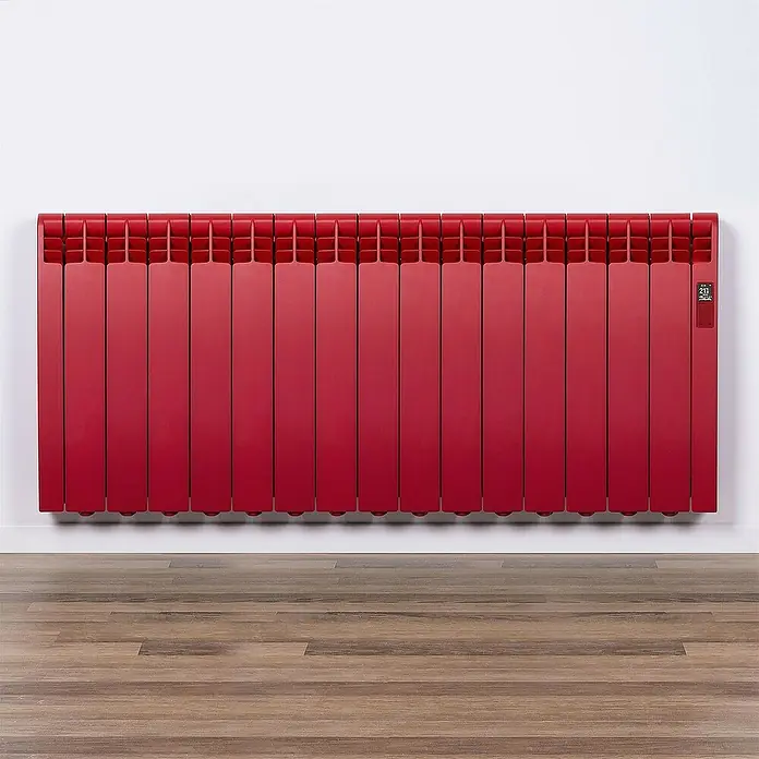 Rointe Emisor térmico RAL - 1.600 W, Rojo flama, 9,7 x 132 x 58,5 cm - Foto ambiente
