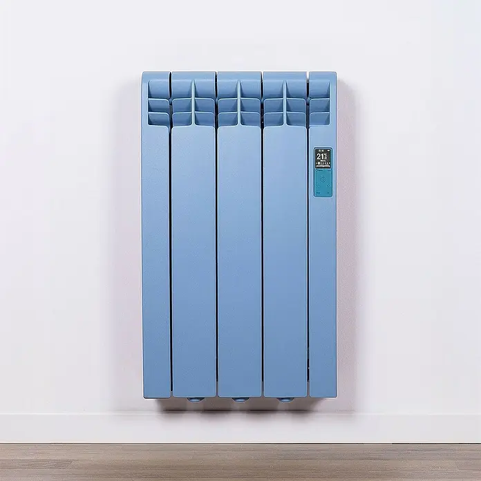 Rointe Emisor térmico RAL - 330 W, Azul pastel, 9,7 x 35 x 578,5 cm - Foto ambiente