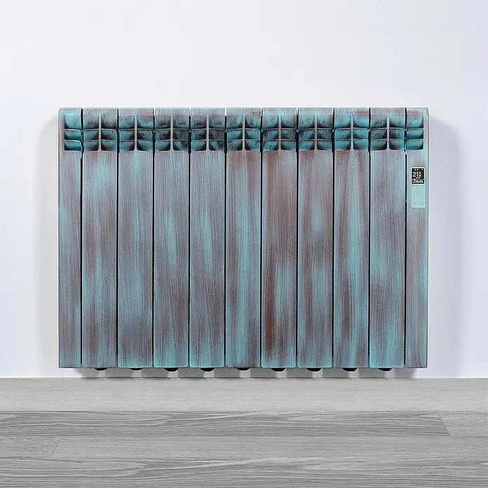 Rointe Emisor térmico Amazon - 990 W, Óxido verde, 9,7 x 83,5 x 58,5 cm - Foto ambiente