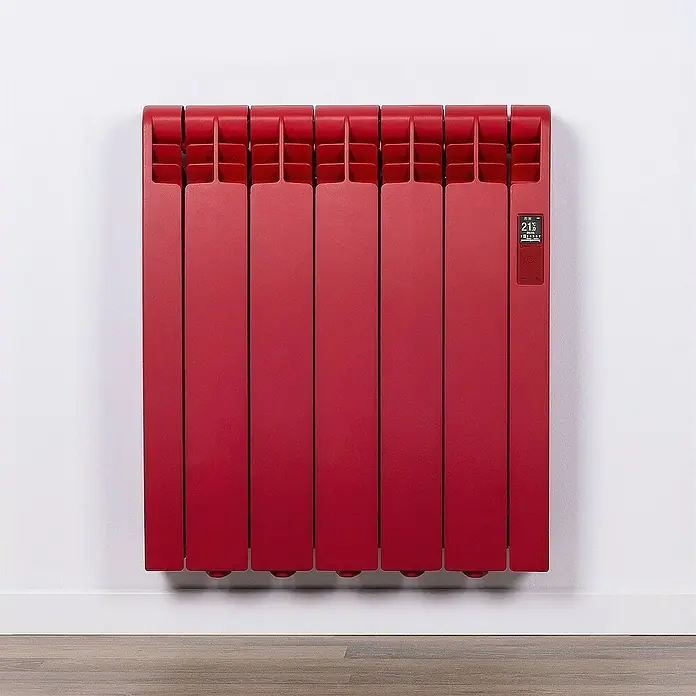 Rointe Emisor térmico RAL - 550 W, Rojo flama, 9,7 x 51 x 58,5 cm - Foto ambiente