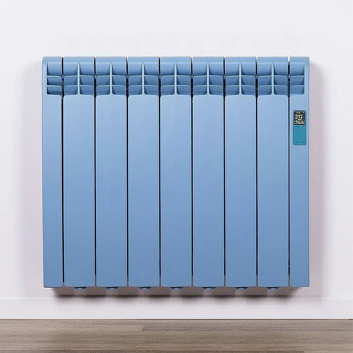 Rointe Emisor térmico RAL - 770 W, Azul pastel, 9,7 x 67,5 x 58,5 cm - Foto ambiente