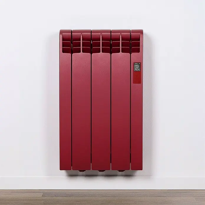 Rointe Emisor térmico RAL - 330 W, Rojo rubí perla, 9,7 x 35 x 58,5 cm - Foto ambiente