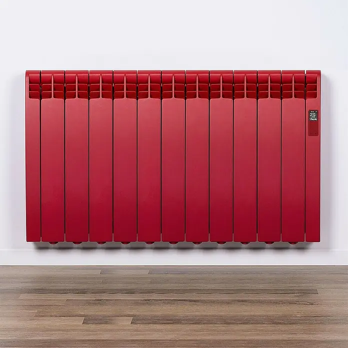 Rointe Emisor térmico RAL - 1.210 W, Rojo flama, 9,7 x 99,2 x 58,5 cm - Foto ambiente