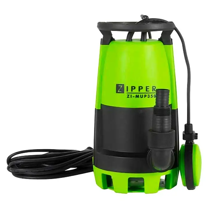 Zipper Gartenpumpe ZI-MUP750 - 750 W, Max. Fördermenge: 12.000 l/h - Vorderansicht