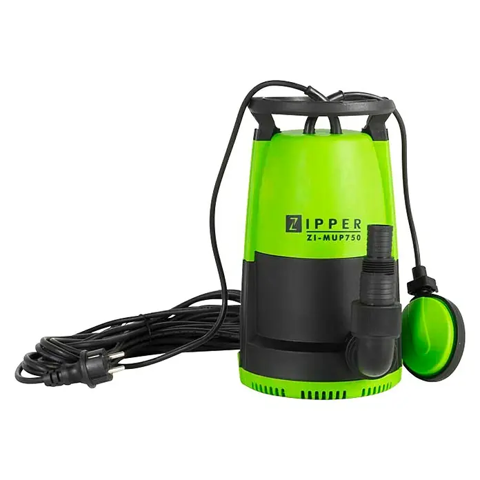 Zipper Gartenpumpe ZI-MUP350 - 350 W - Vorderansicht