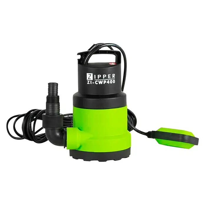 Zipper Frischwasserpumpe ZI-CWP400 - 400 W, Max. Fördermenge: 7.300 l/h - Vorderansicht