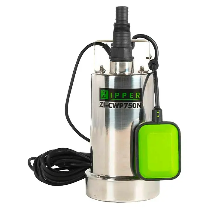 Zipper Frischwasserpumpe ZI-CWP750N - 750 W - Vorderansicht