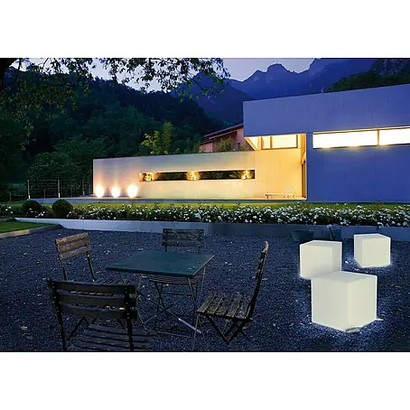 LED-Solar-Würfelleuchte