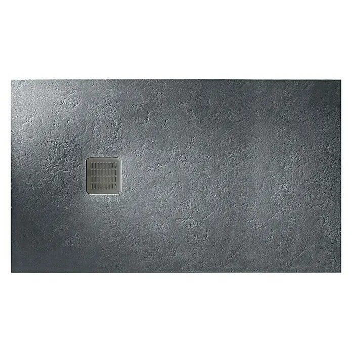 Roca Plato de ducha Calipso - L x An: 70 x 120 cm, Negro - Vista descendente